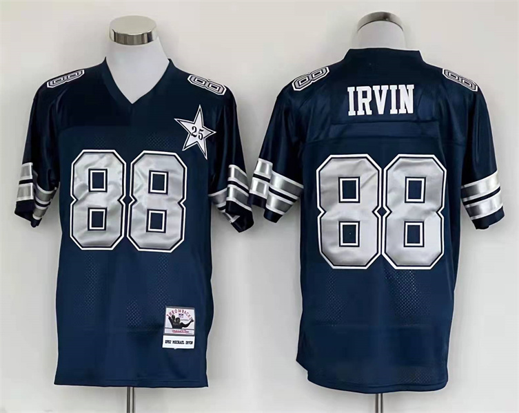 Men's Dallas Cowboys Michael Irvin Mitchell & Ness Navy Legacy Jersey Men's Dallas Cowboys Michael Irvin Mitchell & Ness Navy Legacy Jersey